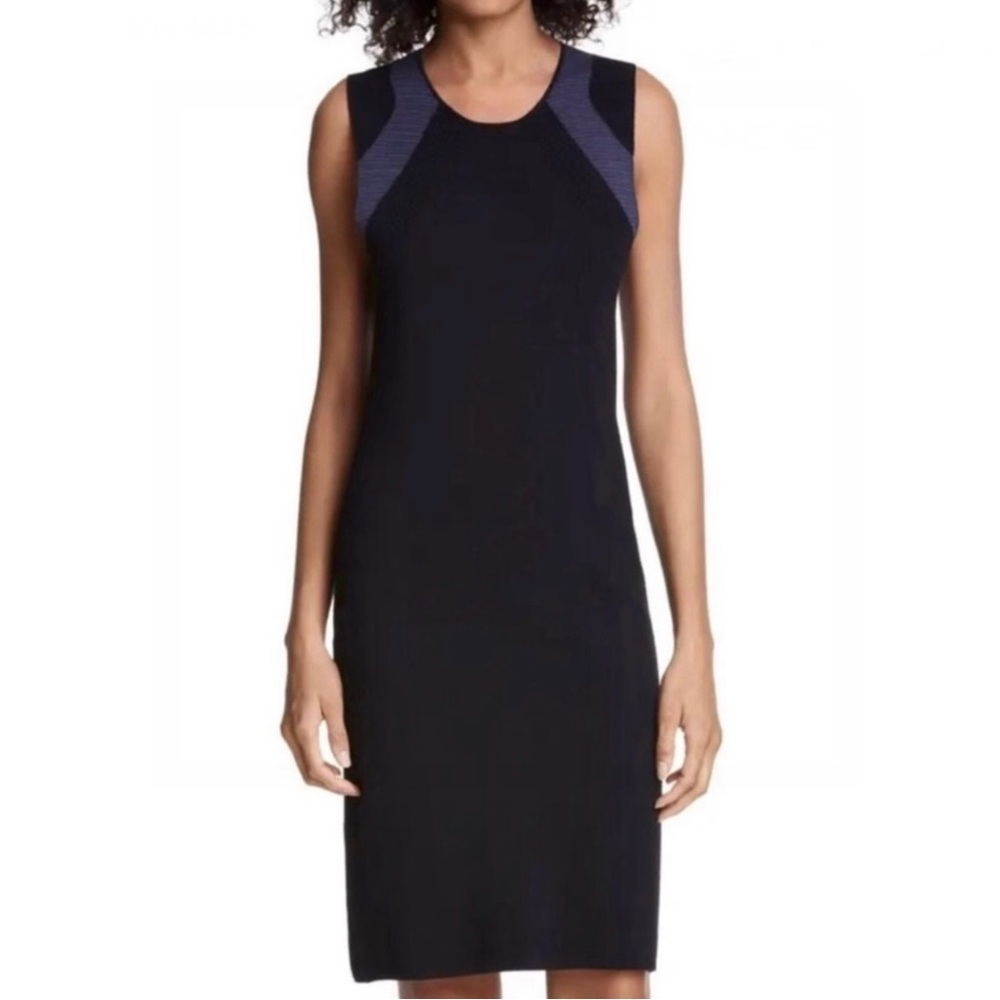 NEW VINCE BLACK SLEEVELESS SWEATER DRESS